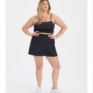 🤎 Girlfriend Collective Black Birdie Skort